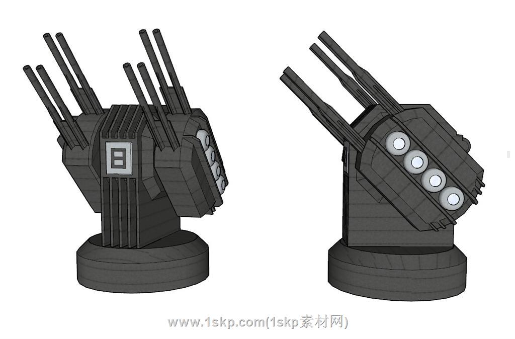 武器近防炮SU模型 1