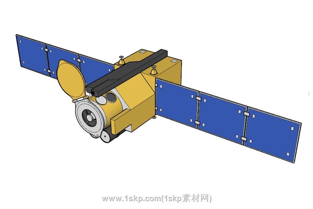 卫星航天航空SU模型 1