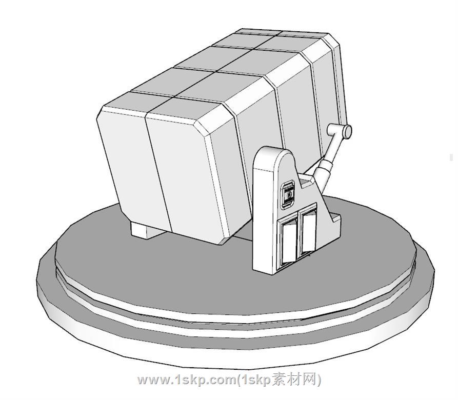 武器近防炮SU模型 3