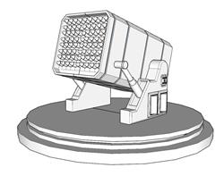 武器近防炮SU模型 免费sketchup模型下载