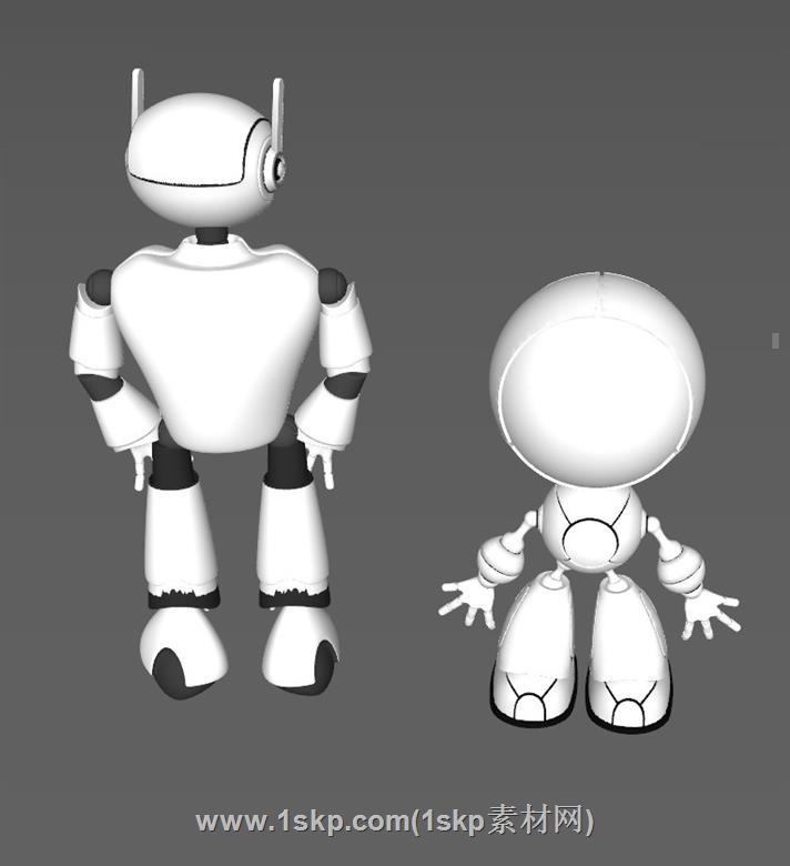 智慧机器人SU模型 2