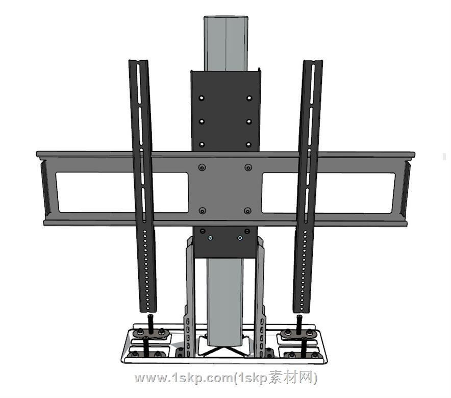 电视挂架SU模型 2