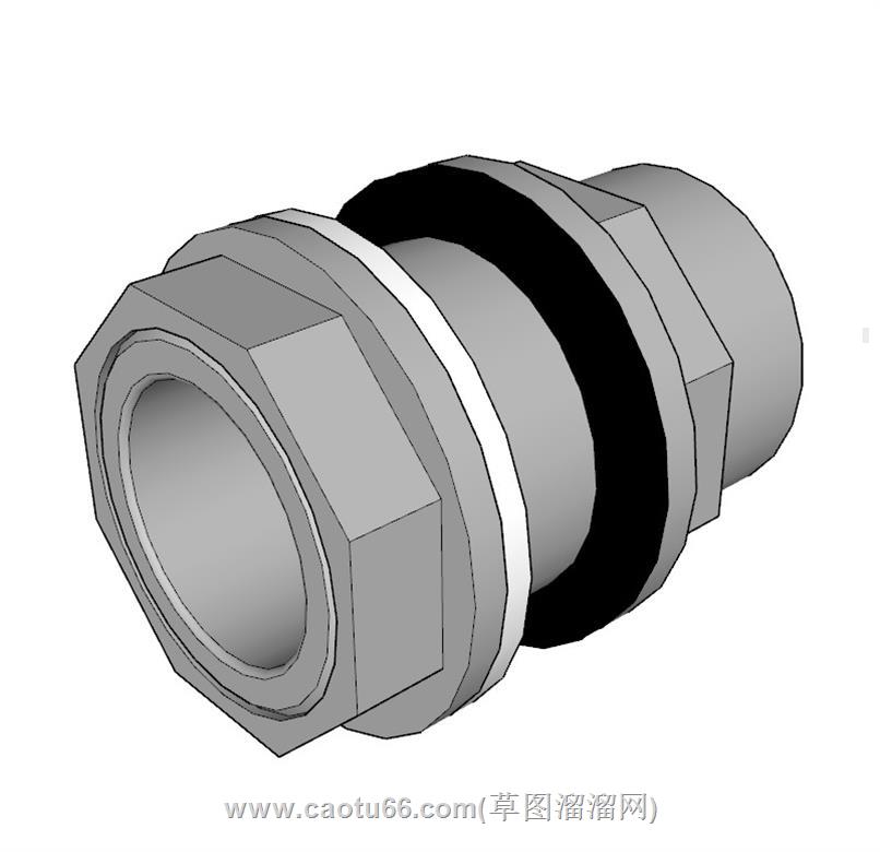 五金水管接头SU模型 2