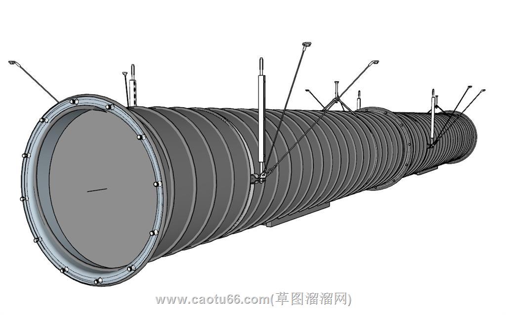 通风管道SU模型 1