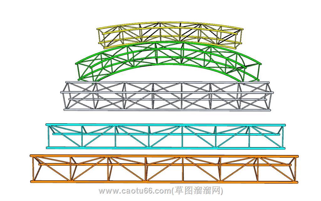 桁架SU模型 1