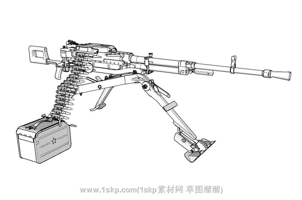 加特林武器SU模型 1