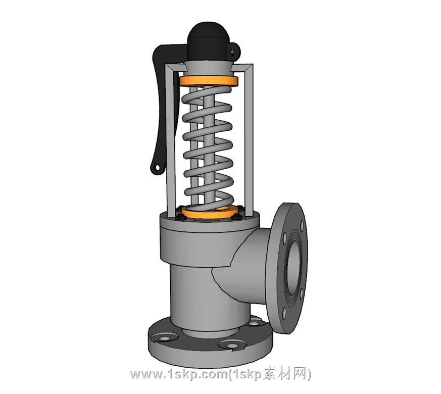阀门水阀开关SU模型 1