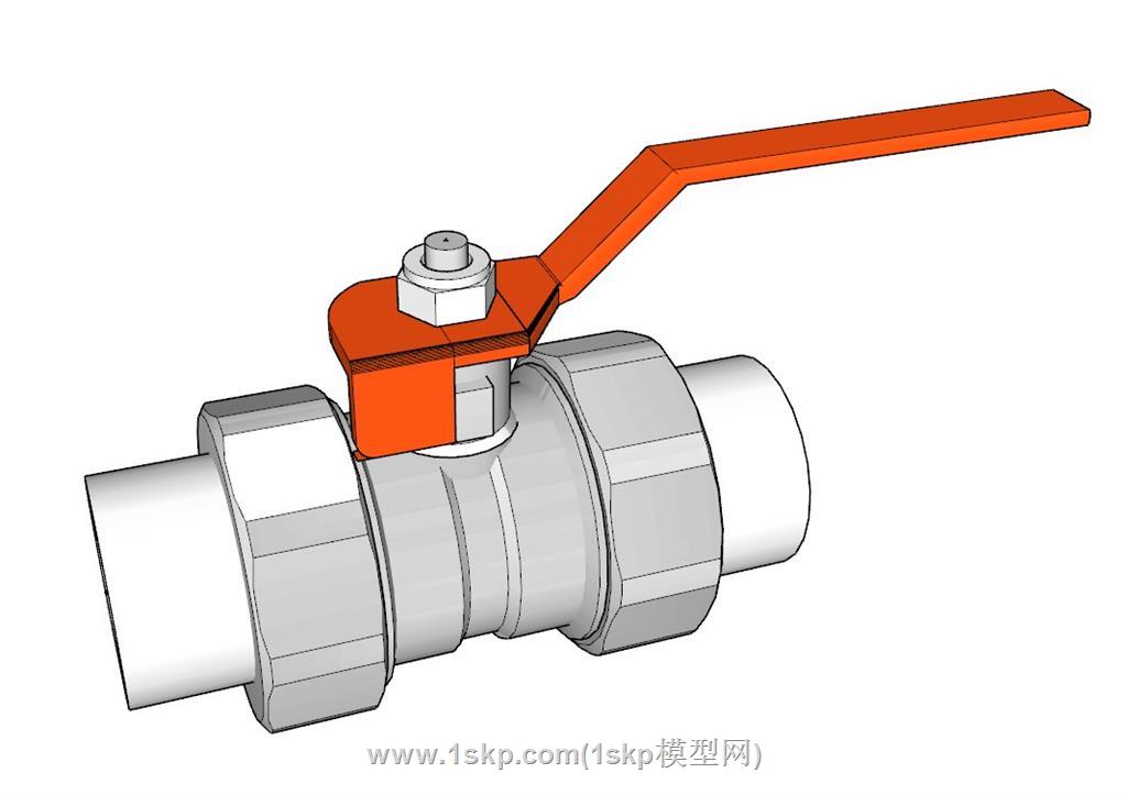 五金阀门SU模型