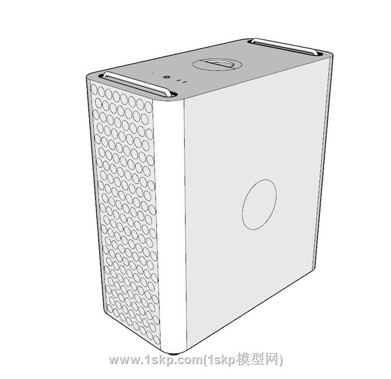 苹果电脑机箱SU模型 1