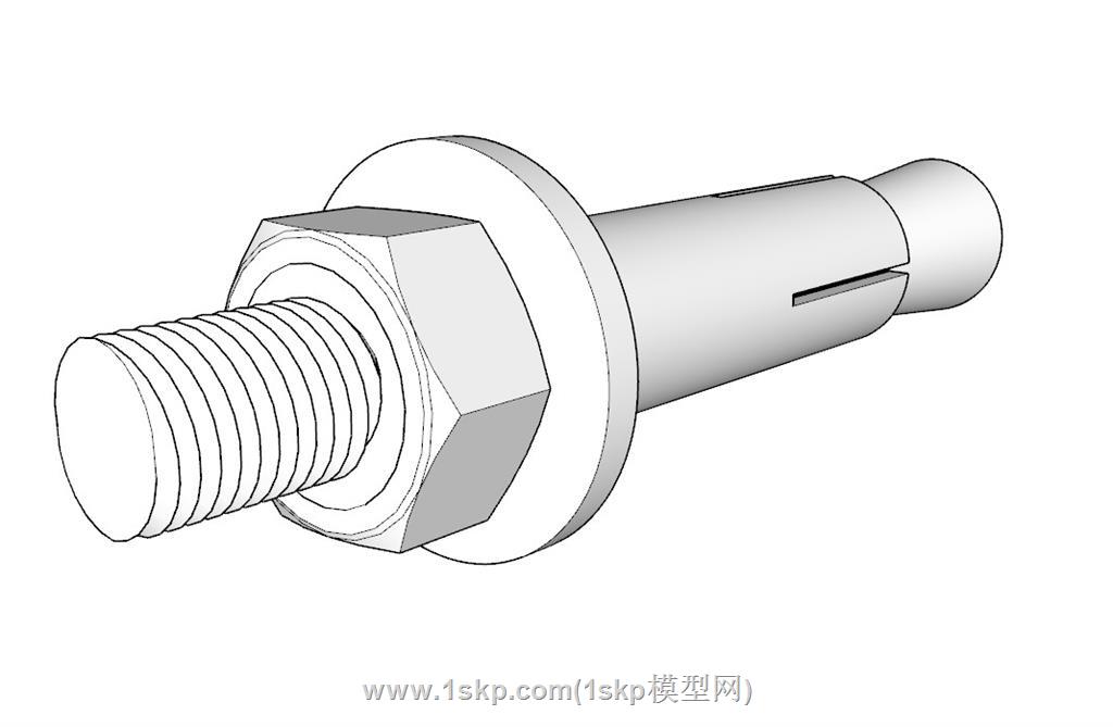 膨胀螺栓螺丝SU模型 2