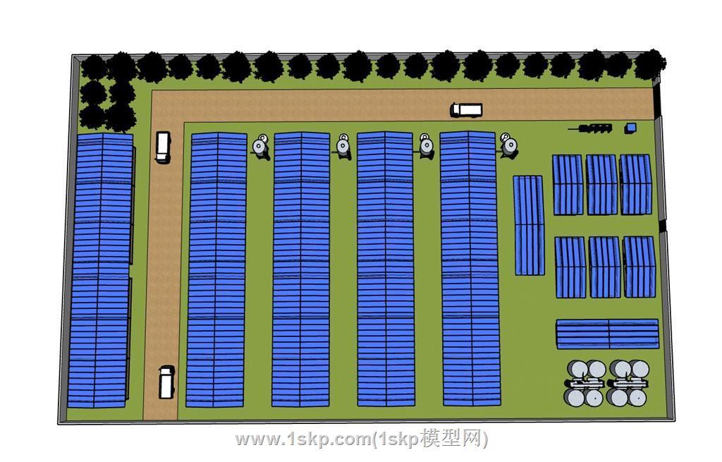 养殖场养猪场SU模型 1