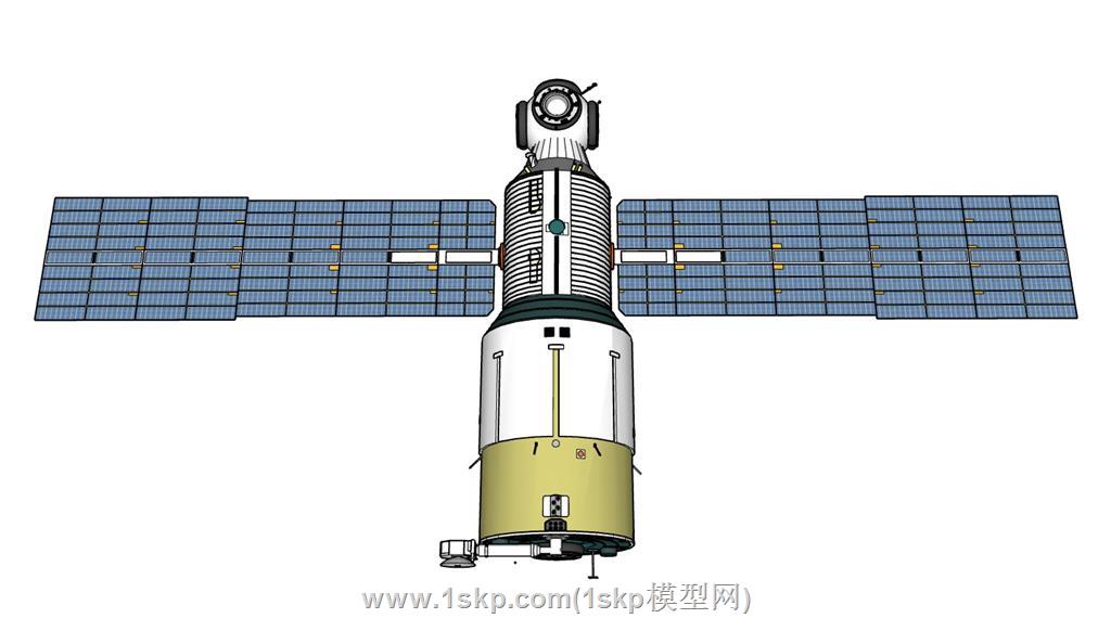 航天卫星SU模型 1