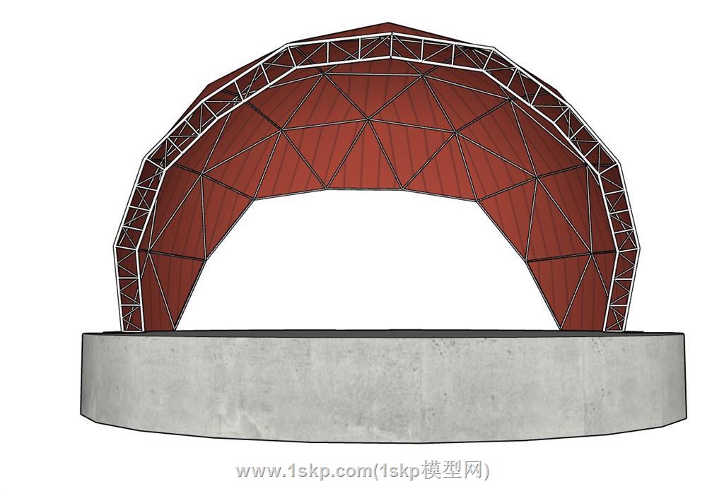 桁架舞台SU模型 1