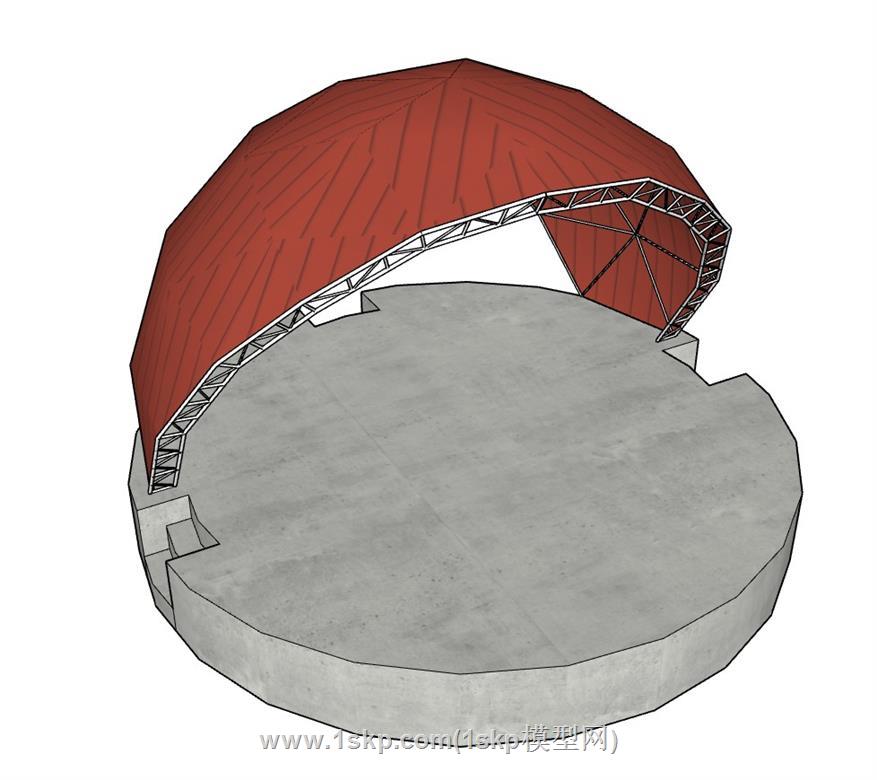 桁架舞台SU模型 2