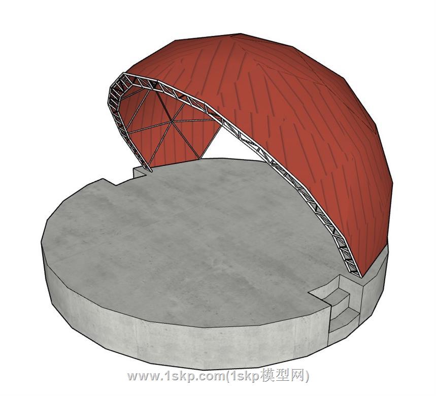 桁架舞台SU模型 3
