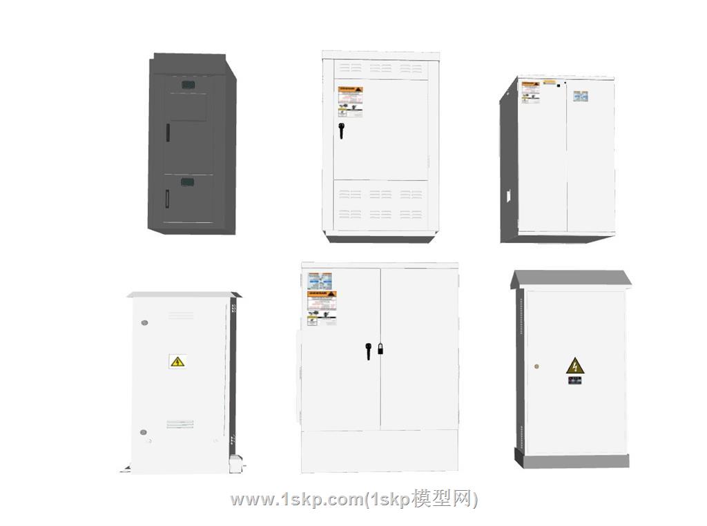 配电柜配电箱SU模型 2