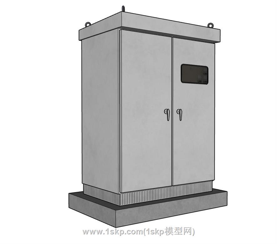 配电箱变电箱SU模型 3