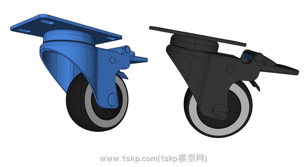 万向轮SU模型 2