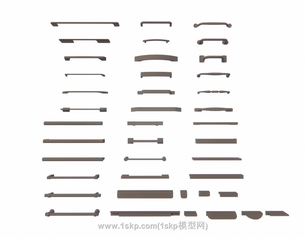 门把手SU模型 1