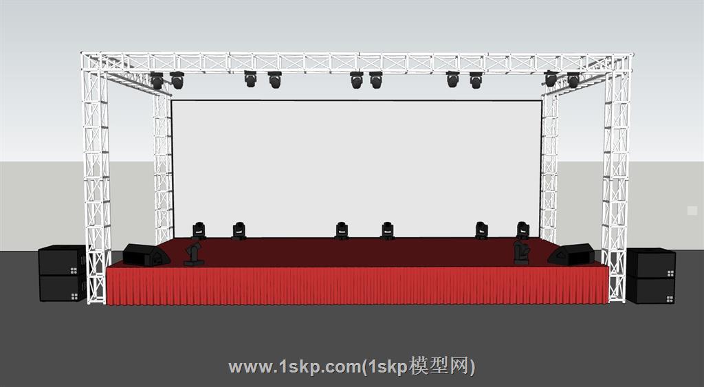 舞台SU模型 1