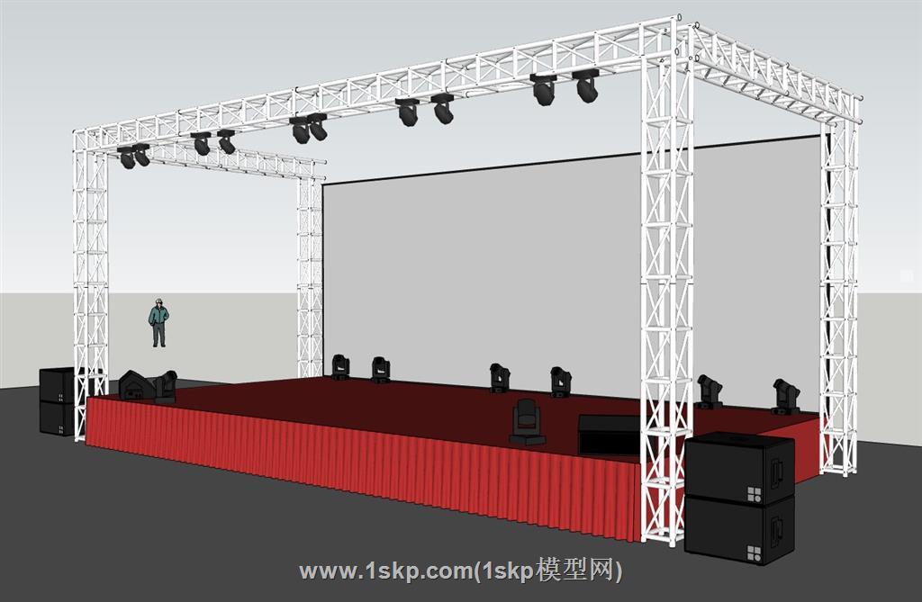 舞台SU模型 2