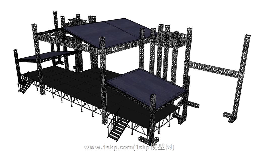 桁架舞台SU模型 2