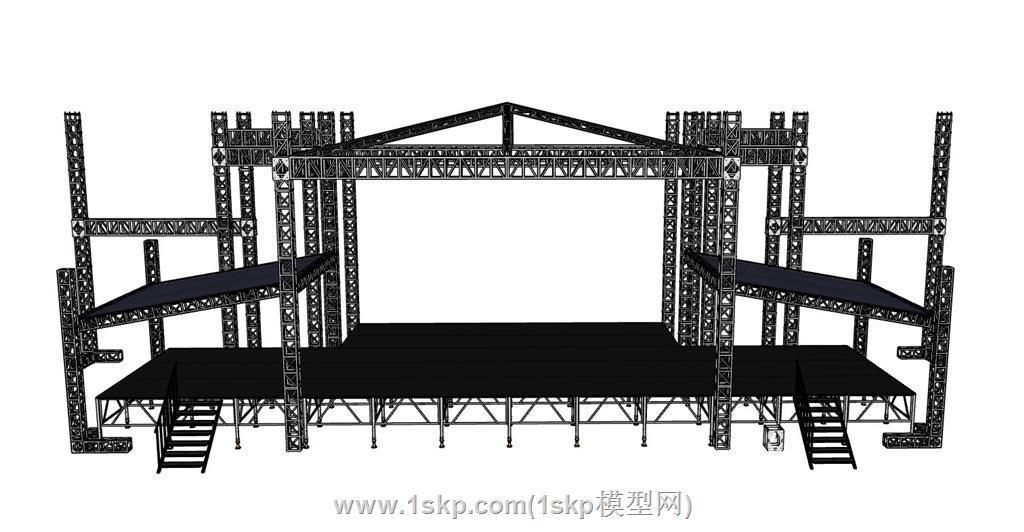 桁架舞台SU模型 1