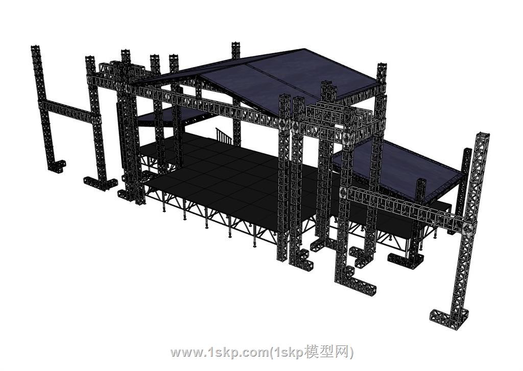 桁架舞台SU模型 3