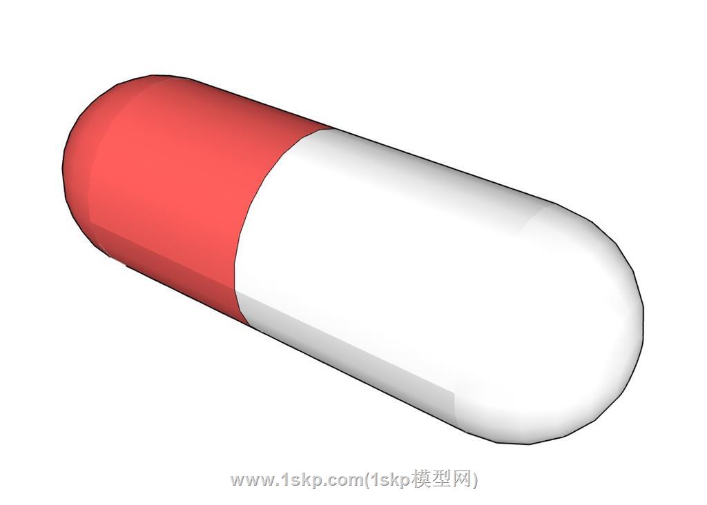 胶囊药品SU模型 2