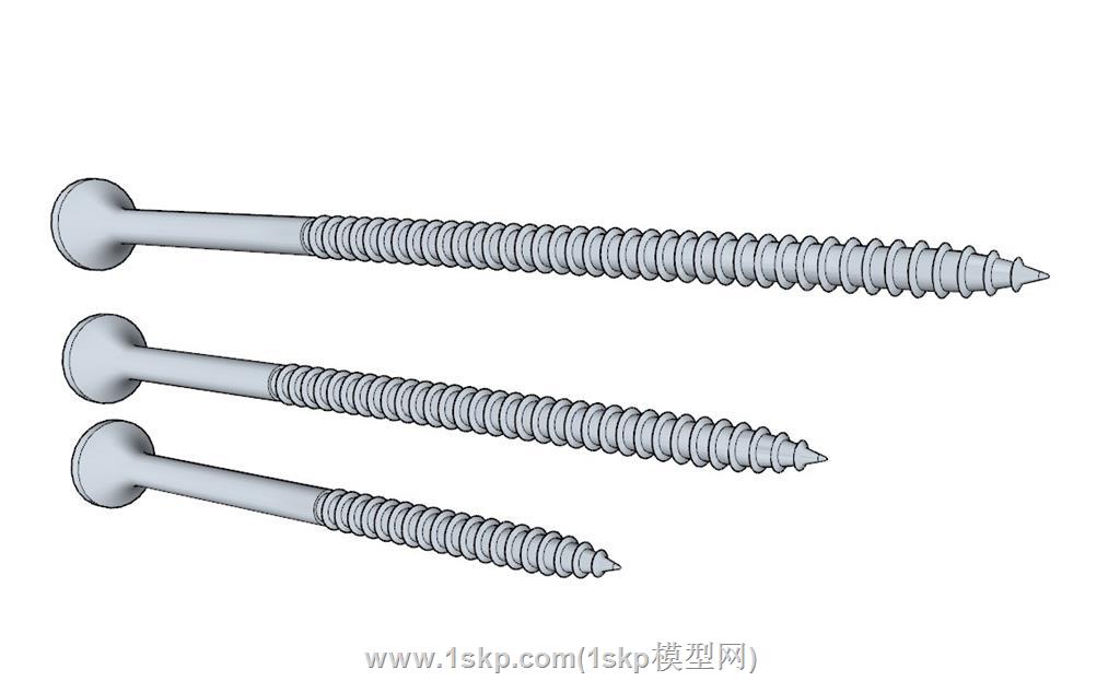 五金螺丝SU模型 1