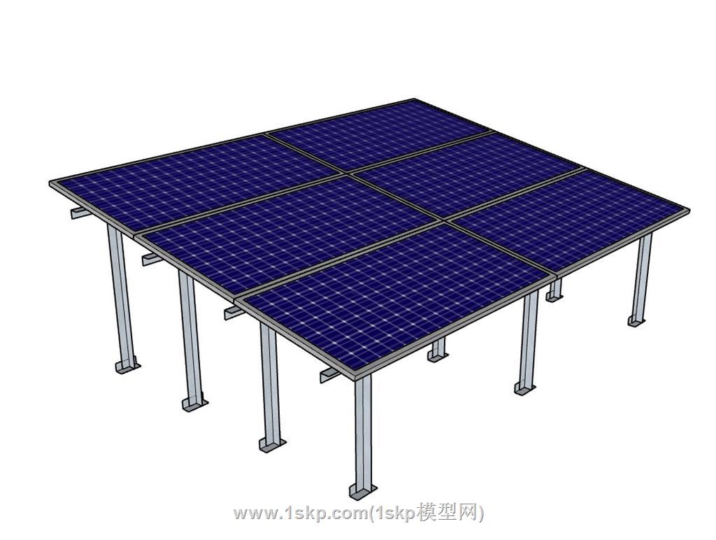 太阳能光伏SU模型 3