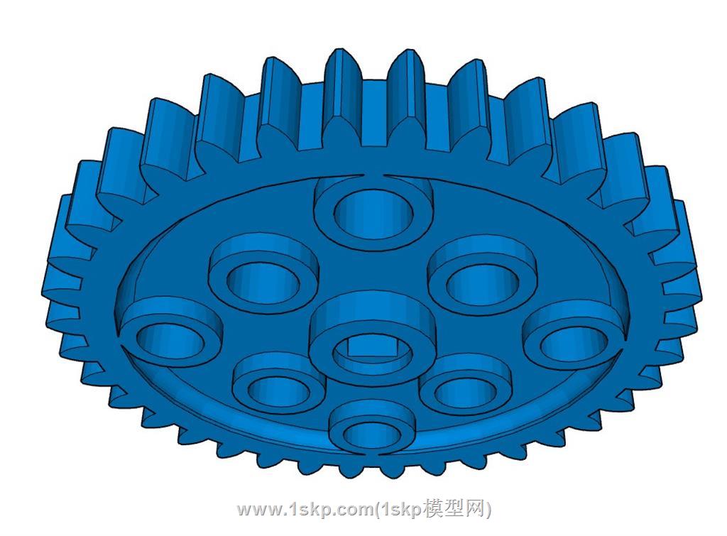 齿轮SU模型 3
