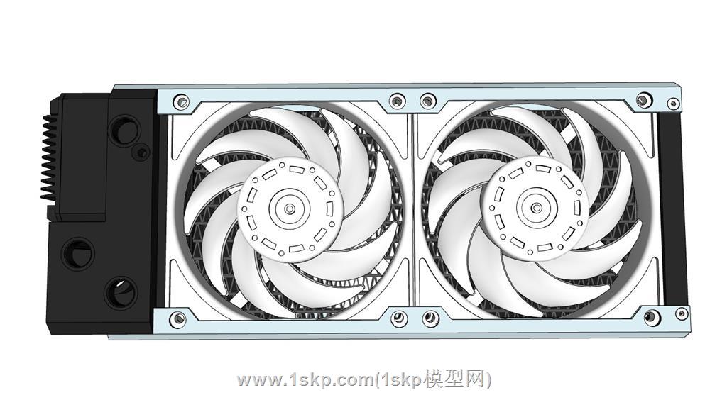 电脑配件显卡SU模型 2