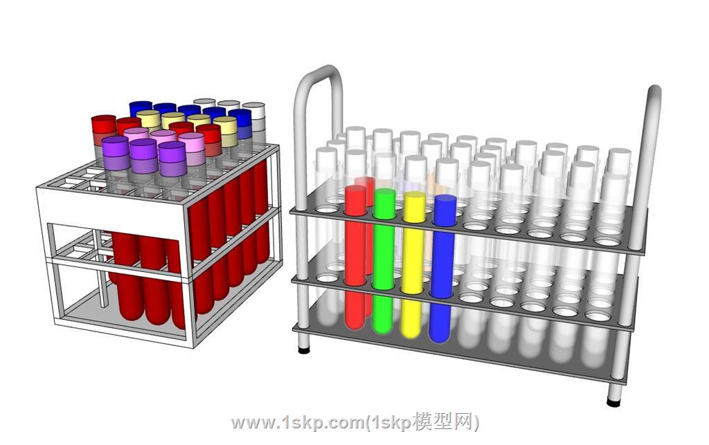 实验试管SU模型 1