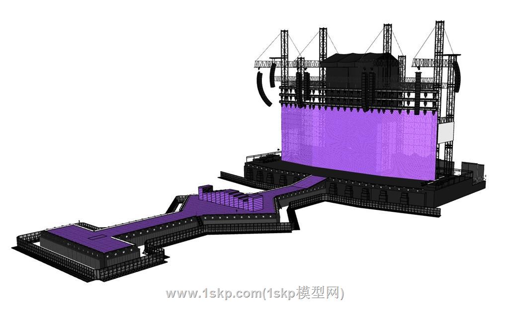 桁架舞台SU模型 2
