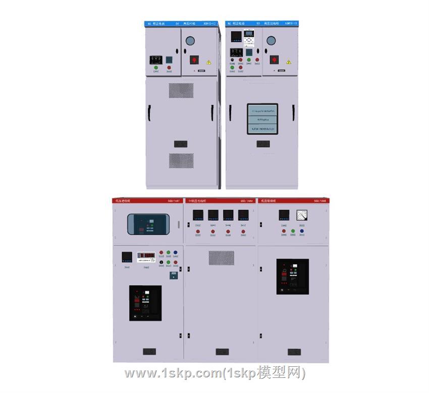 配电柜配电箱SU模型 1