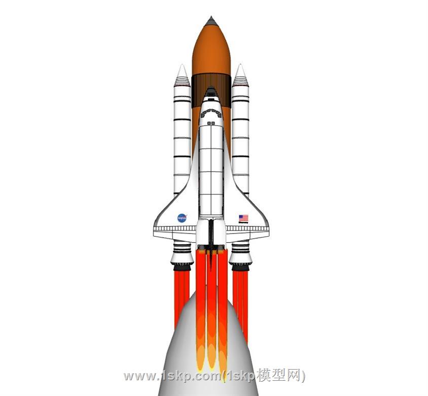 火箭太空飞船SU模型 2