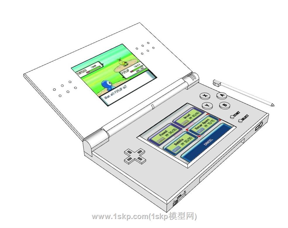 游戏机任天堂SU模型 3