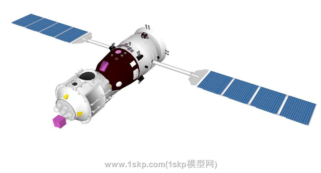 人造卫星航空SU模型 1