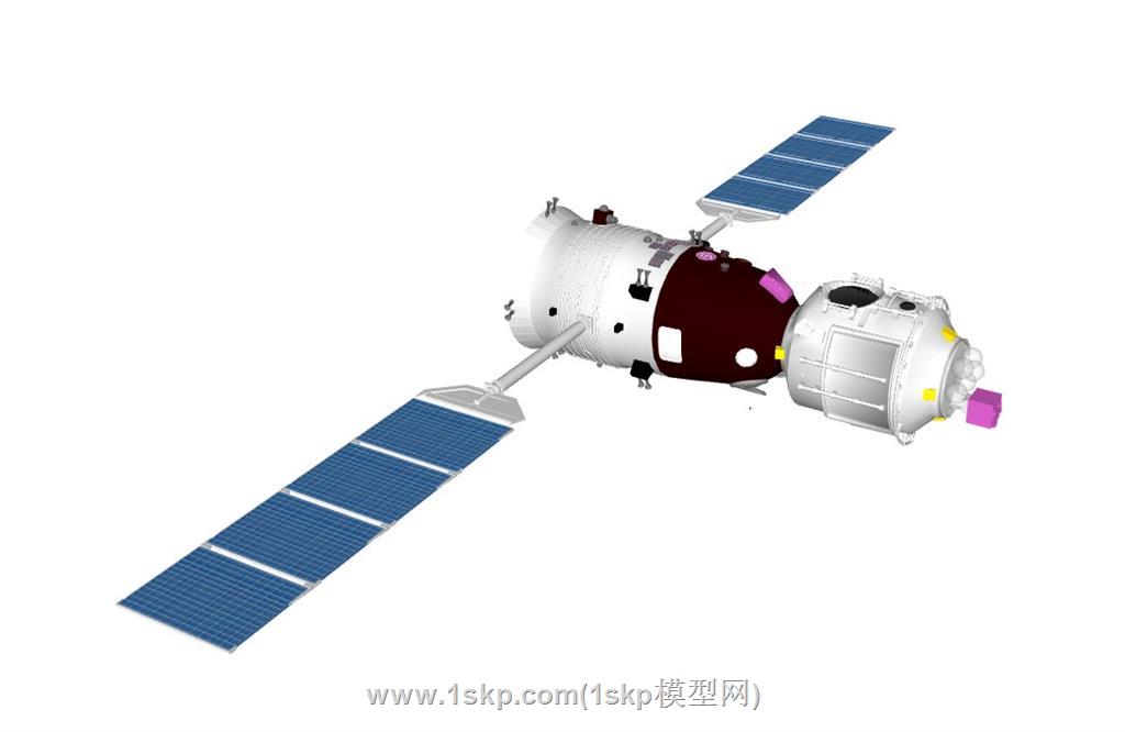 人造卫星航空SU模型 2