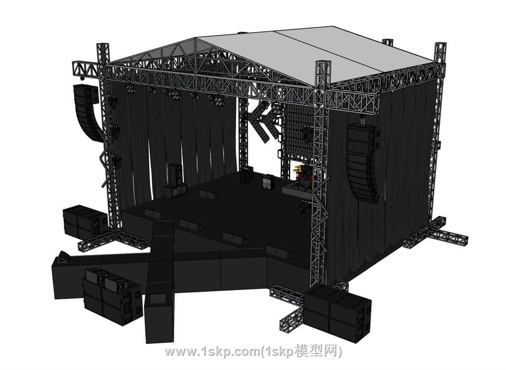 桁架舞台SU模型 2