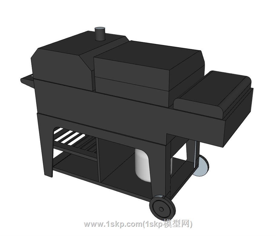 烧烤架SU模型 3