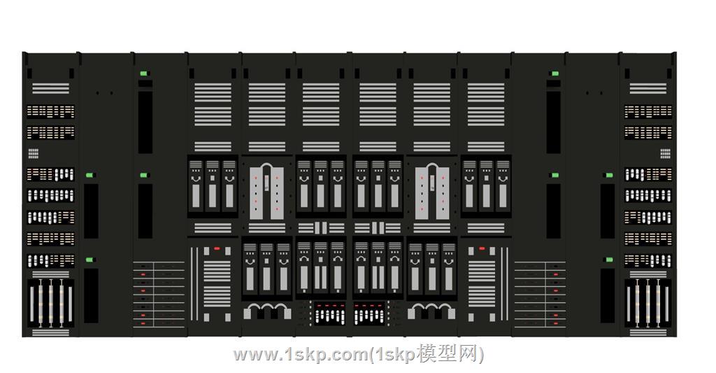 机柜SU模型 1