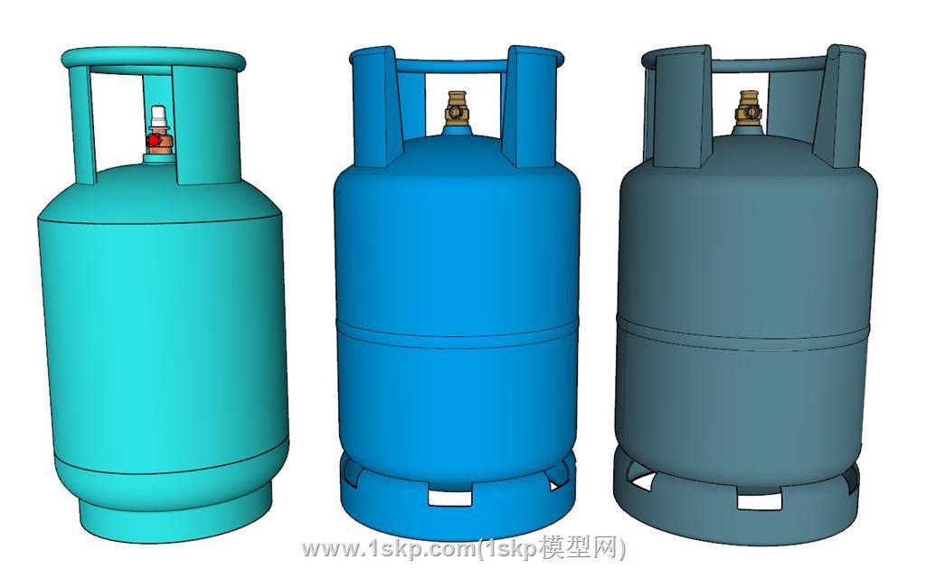 煤气罐液化气罐SU模型 1