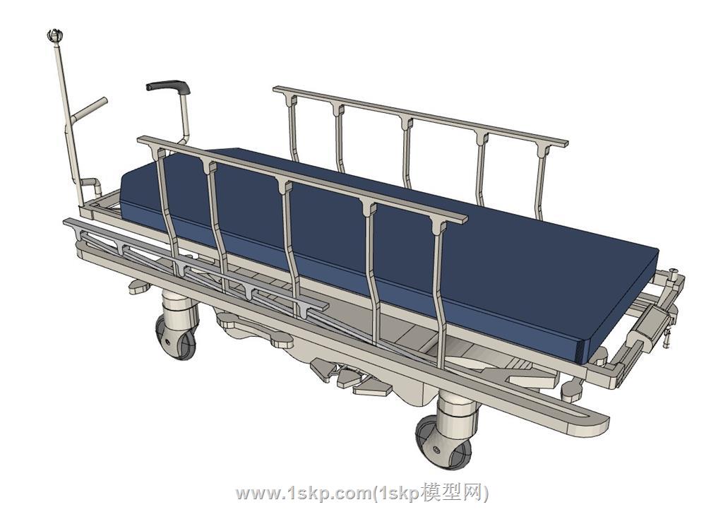 医院医疗器材担架SU模型 2