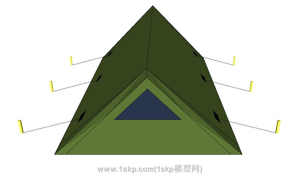 帐篷SU模型 2