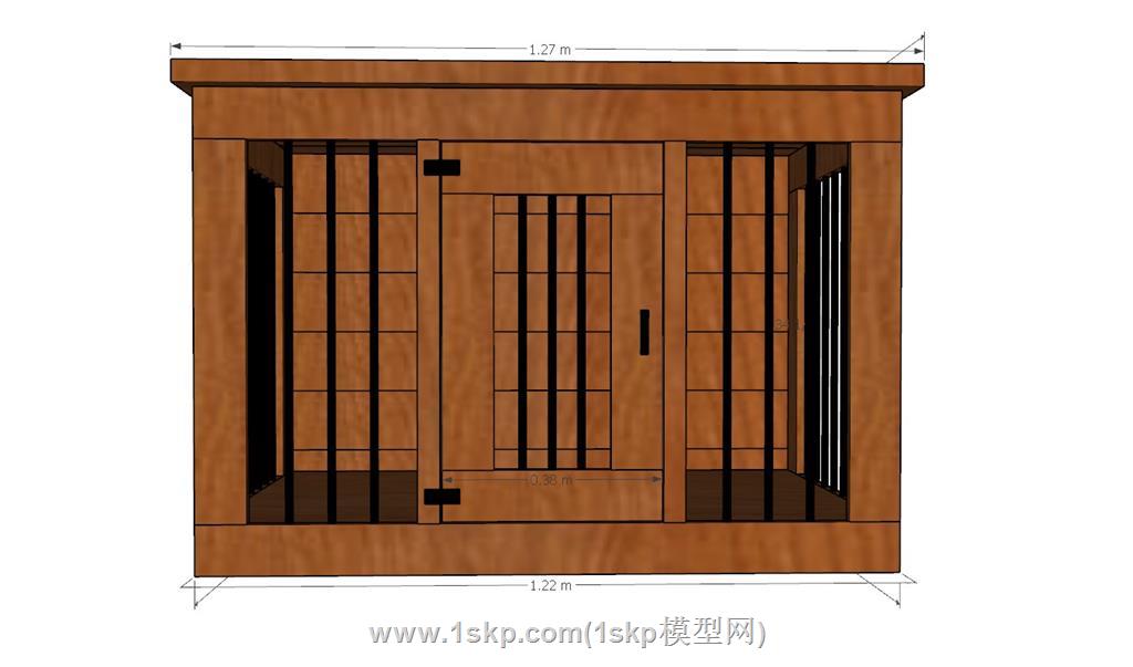 狗舍狗窝SU模型 2