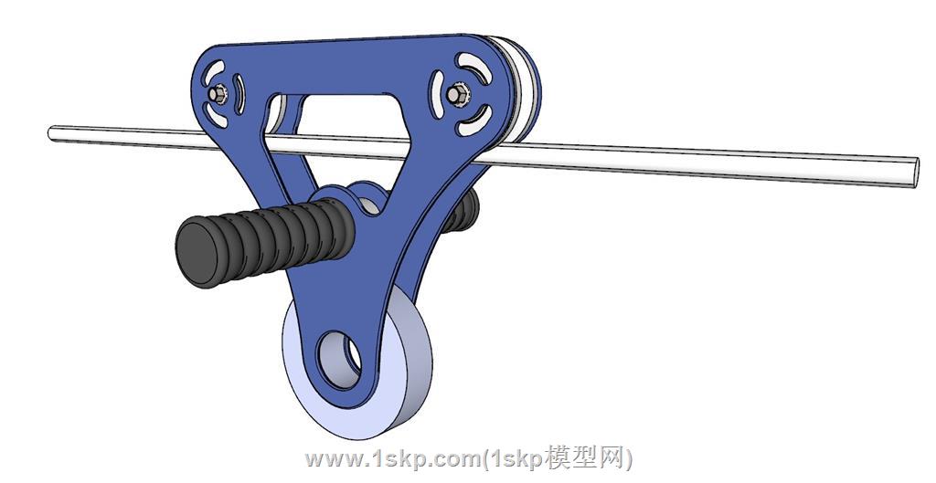 滑索滑轮SU模型 1