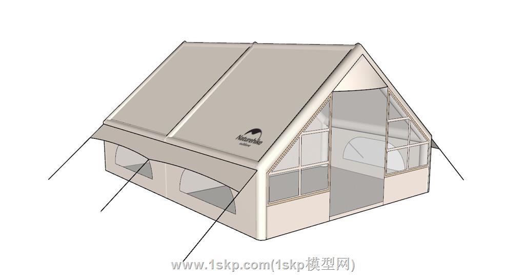 帐篷SU模型 1