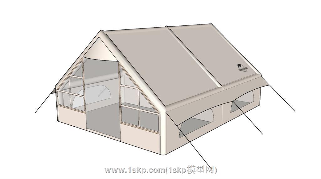 帐篷SU模型 2